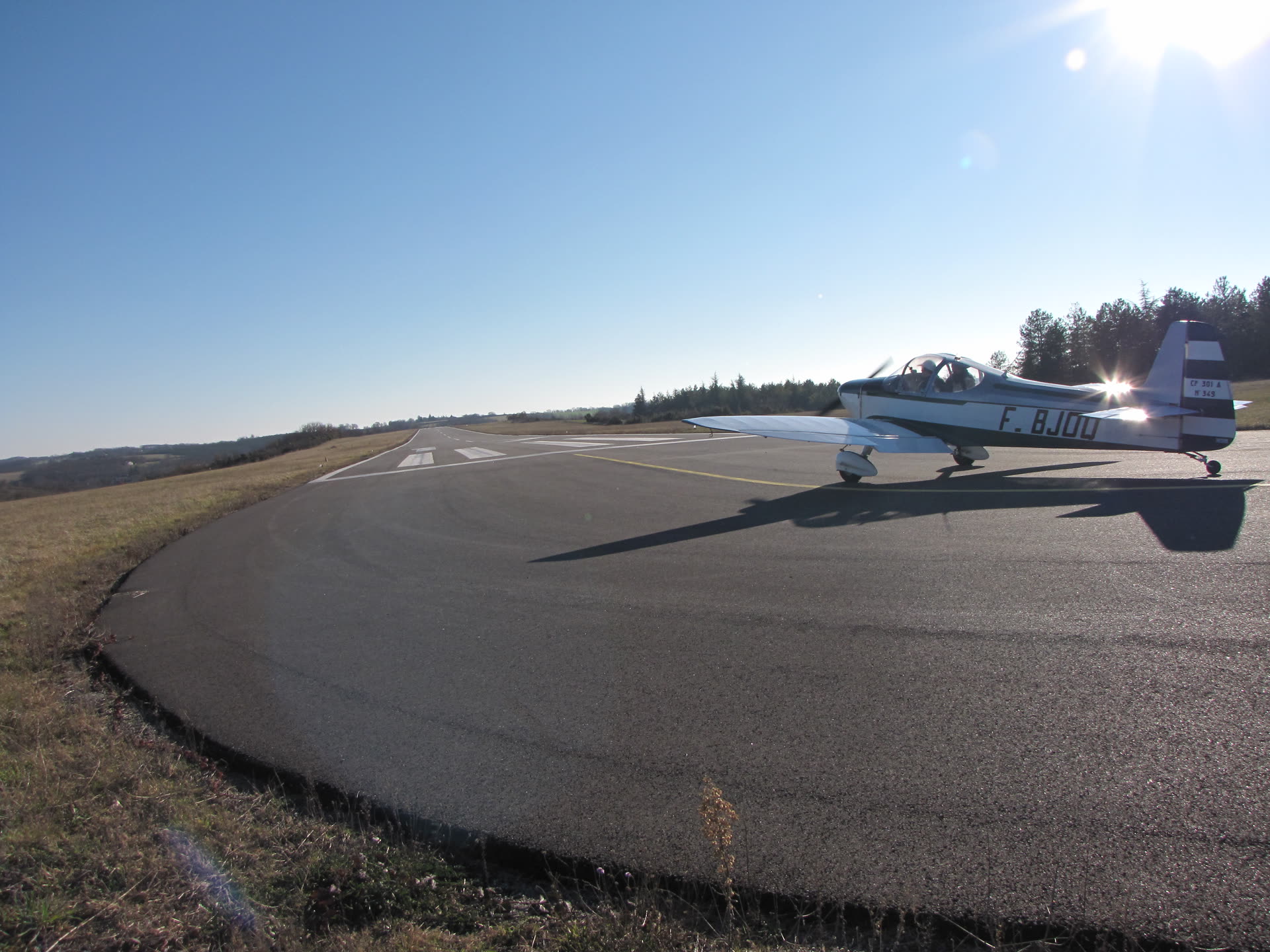The Fumel-Montayral aerodrome (LFDX), Lot-et-Garonne, France, photographed in January 2011