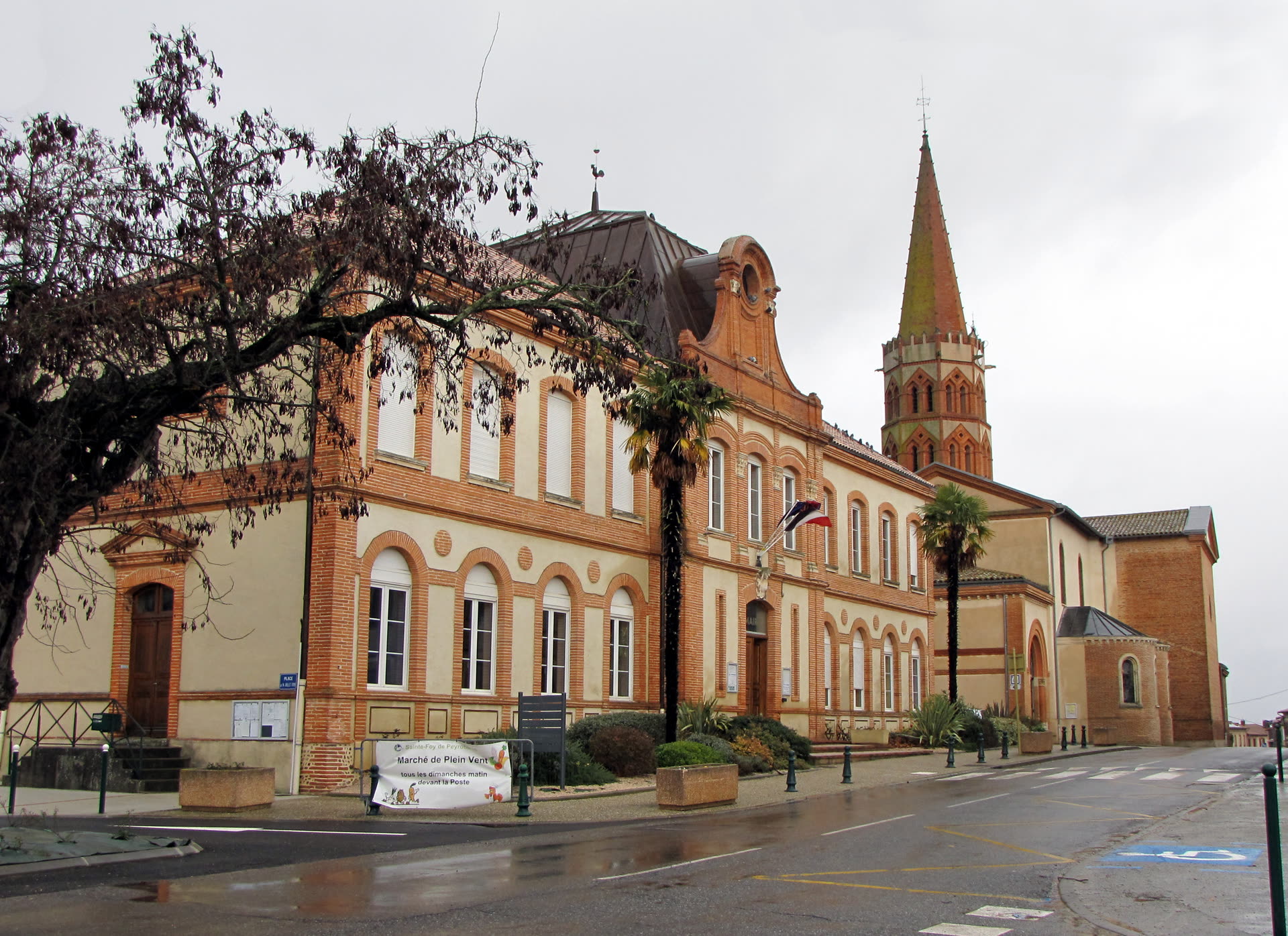 A view of Sainte-Foy-de-Peyrolières, Haute-Garonne, France, the commune where the sighting occurred